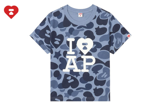 CAMO MONOGRAM PRINT CROP TEE
