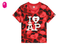 CAMO MONOGRAM PRINT CROP TEE