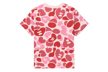 CAMO MONOGRAM BIG HEART PRINT CROP TEE