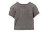 WASHED RIBBED TEE