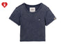 WASHED RIBBED TEE