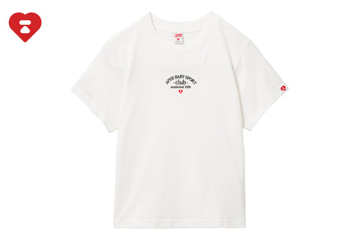 APEE BABY EMBROIDERY CROP TEE