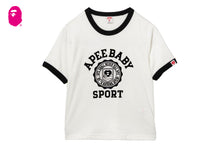 COLLEGE PRINT RINGER CROP TEE