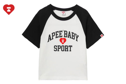 APEE BABY PRINT RAGLAN TEE