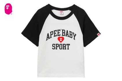 APEE BABY PRINT RAGLAN TEE