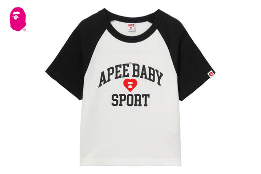 APEE BABY PRINT RAGLAN TEE