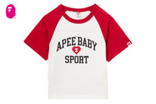 APEE BABY PRINT RAGLAN TEE