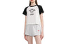 MILO PD PRINTED RAGLAN CROP TEE