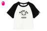 MILO PD PRINTED RAGLAN CROP TEE