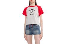 MILO PD PRINTED RAGLAN CROP TEE