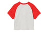 MILO PD PRINTED RAGLAN CROP TEE