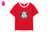 MILO PD PRINTED RINGER CROP TEE