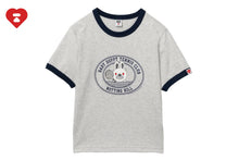 BABY DOPPY PRINTED RINGER CROP TEE
