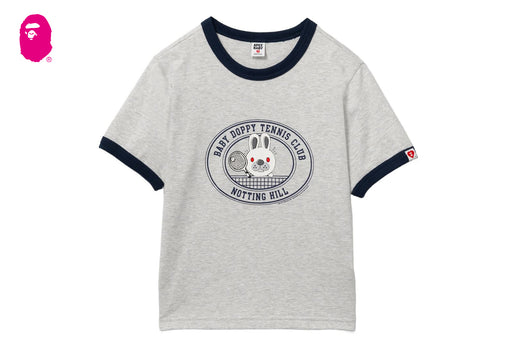 BABY DOPPY PRINTED RINGER CROP TEE