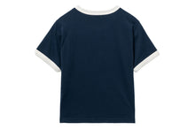 BABY DOPPY PRINTED RINGER CROP TEE