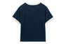 BABY DOPPY PRINTED RINGER CROP TEE