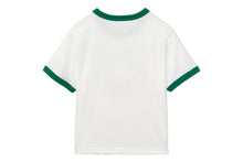 BABY DOPPY PRINTED RINGER CROP TEE