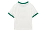 BABY DOPPY PRINTED RINGER CROP TEE