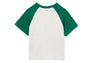 BABY DOPPY PRINTED RAGLAN CROP TEE