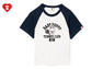 BABY DOPPY PRINTED RAGLAN CROP TEE
