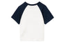 BABY DOPPY PRINTED RAGLAN CROP TEE