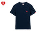 HEART BADGE RIB TEE
