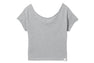 HEART BADGE CROP TEE #3