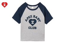 APEE PRINT RAGLAN TEE