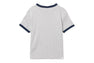 PRINT CROP RINGER TEE
