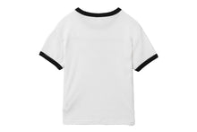 PRINT CROP RINGER TEE