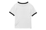 PRINT CROP RINGER TEE