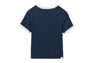 PRINT CROP RINGER TEE