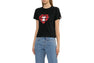 TARTAN PLAID HEART PRINTED TEE