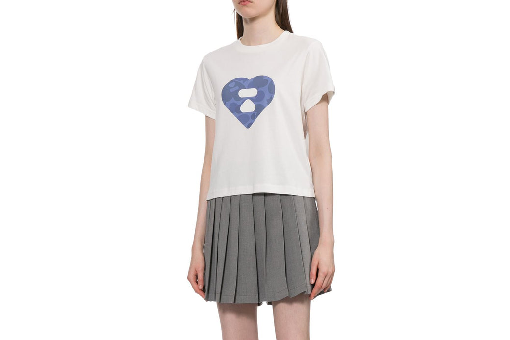 CAMO HEART PRINTED TEE #1 | bape.com
