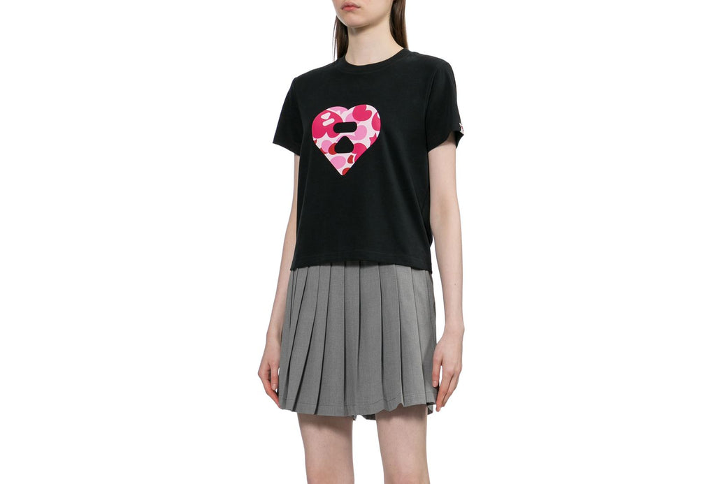 CAMO HEART PRINTED TEE #2 | bape.com