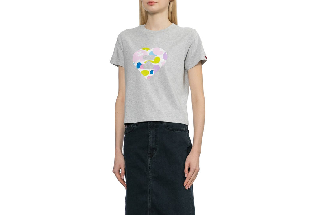 CAMO HEART PRINTED TEE #2 | bape.com