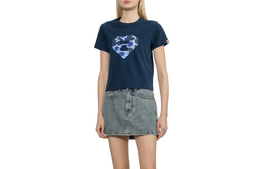 CAMO HEART PRINTED TEE #2 | bape.com