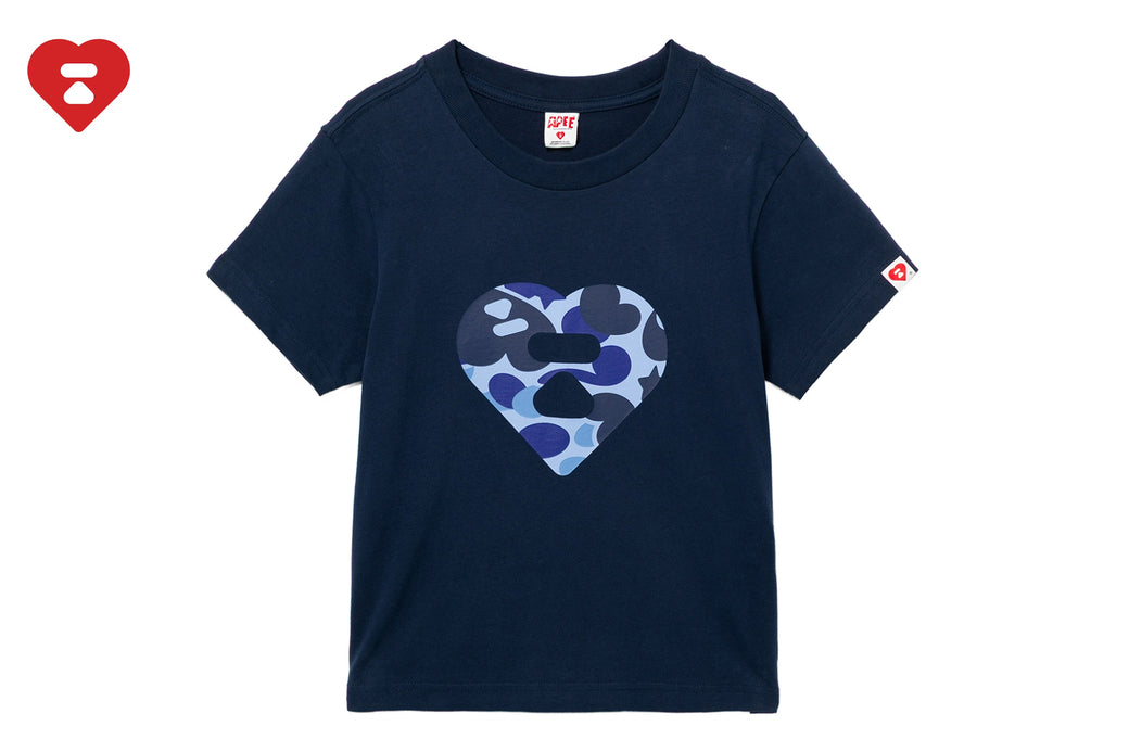 CAMO HEART PRINTED TEE #2 | bape.com