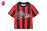 APEE STRIPE FOOTBALL TEE