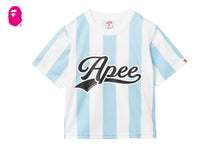 APEE STRIPE FOOTBALL TEE