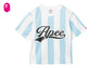 APEE STRIPE FOOTBALL TEE