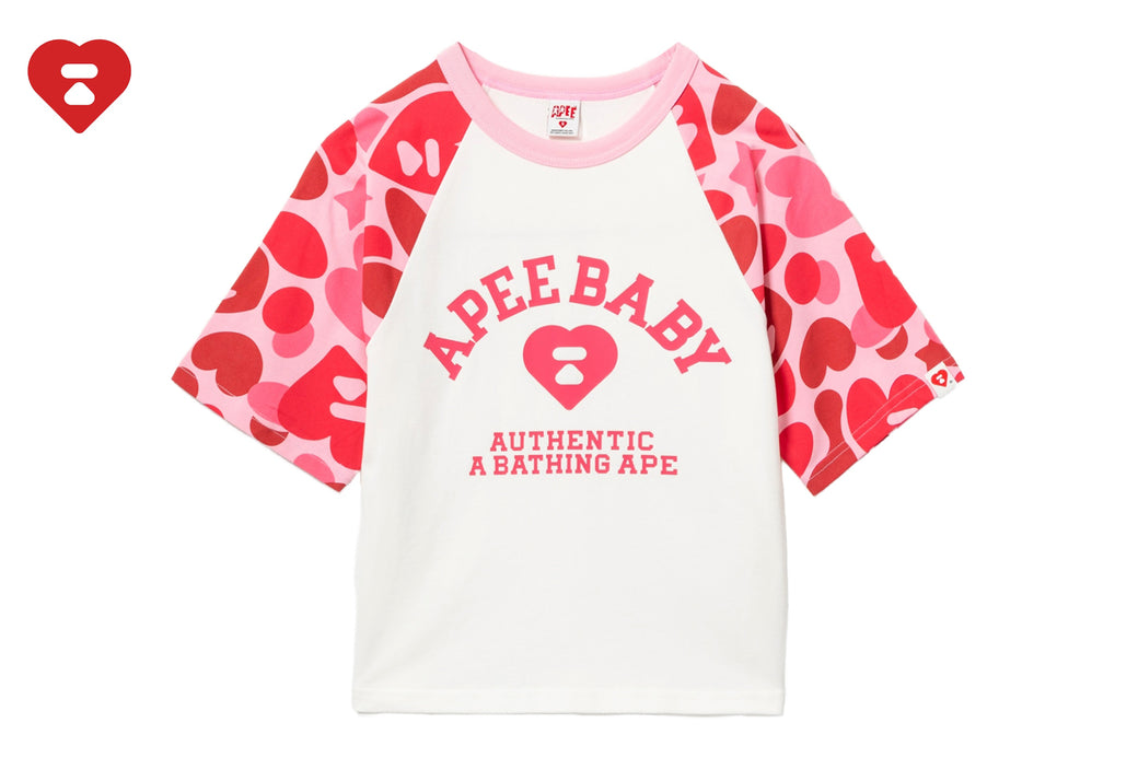 BAPE APEE CAMO SLEEVES RAGLAN TEE　MSize CAMO SLEEVES RAGLAN TEE | bape.com