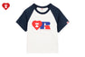 【 APEE X RUSSELL 】RAGLAN SLEEVE TEE