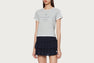 APEE LAYERED GLITTER PRINT TEE