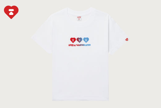 TUFT STITCH EMBROIDERY HEART TEE