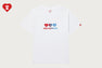 TUFT STITCH EMBROIDERY HEART TEE