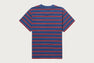 PATENT HEART BADGE STRIPE TEE