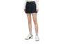 EMBOSSED UNWASHED DENIM SKIRT