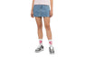 CAMO WASHED DENIM SKIRT