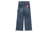 LIGHTWEIGHT DRAWSTRING FASTENING CARGO JEANS